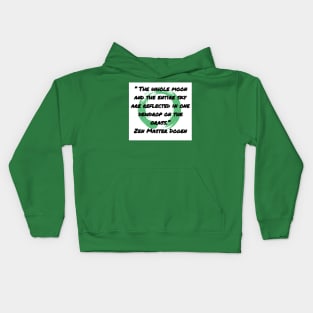 Buddhist Enso Zen Master Dogen Quote Kids Hoodie